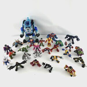 Marvel, DC, Imaginext, Super Hero Squad Action, Galactic Heroes Lot of 26